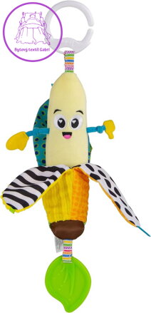 LAMAZE Můj první baby banán textilní závěsný s kousátkem pro miminko