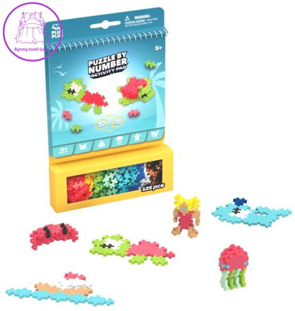 STAVEBNICE Plus-Plus Oceán 12v1 (125 ks) Skládej podle čísel