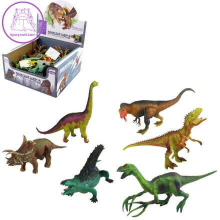 Zvířata dinosauři 11-18cm plastové figurky zvířátka 6 druhů