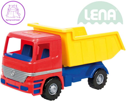 LENA Auto funkční Mercedes Actros sklápěč plastový 23cm