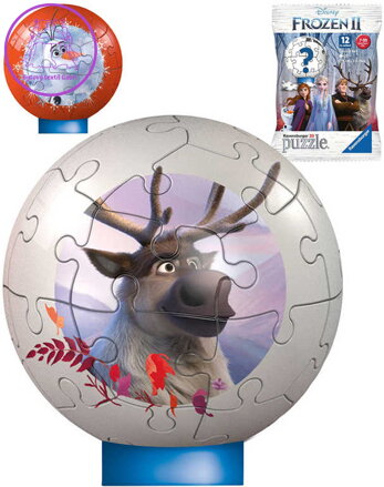 RAVENSBURGER PUZZLE 3D Frozen 2 puzzleball 27 dílků s překvapením