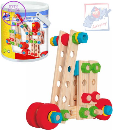 WOODY DŘEVO Stavebnice montážní *DŘEVĚNÉ HRAČKY*