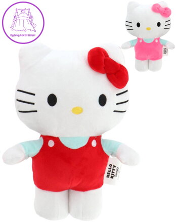 PLYŠ Kočička Hello Kitty 28cm 2 barvy *PLYŠOVÉ HRAČKY*