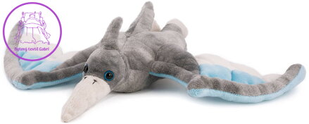 PLYŠ Pterosaur šedivý 40cm velký *PLYŠOVÉ HRAČKY*
