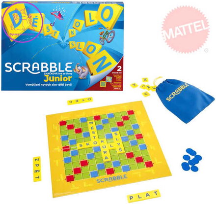 MATTEL Hra Scrabble Junior   * SPOLEČENSKÉ HRY *