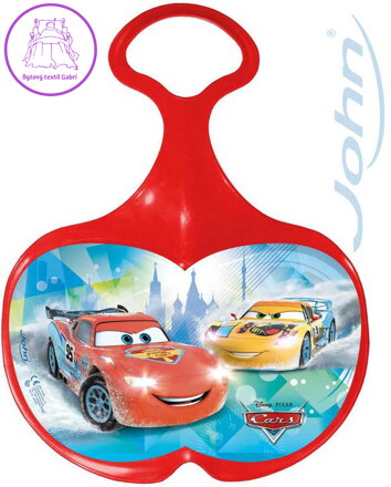 JOHN Kluzák na sníh s obrázkem Disney Cars (Auta) červený pro kluky