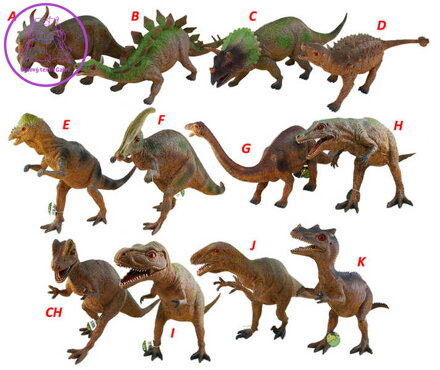 Zvířata dinosauři 45-51cm velké plastové Maxi figurky zvířátka různé druhy