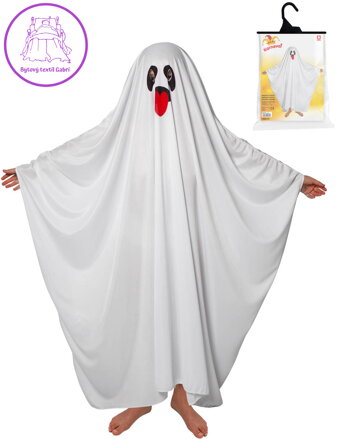 KARNEVAL Šaty Duch (104-136cm) 3-7 let *KOSTÝM*