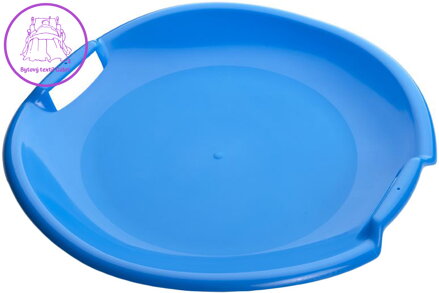 PLASTKON Sáňkovací talíř Tornádo 54cm modrý na sníh
