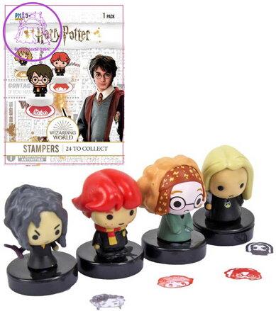 Razítko na tužku figurka Harry Potter různé druhy v sáčku s překvapením