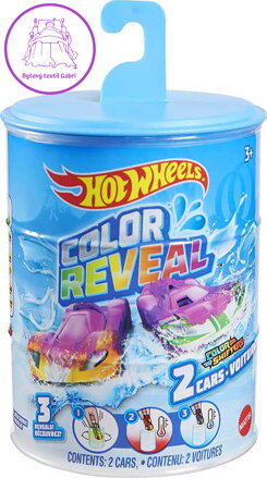 MATTEL HOT WHEELS Color Reveal set 2 autíčka mění barvu ve vodě