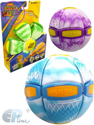EP Line Phlat Ball Swirl disk plastový měnící se v míč 2v1 Žíhaný různé barvy