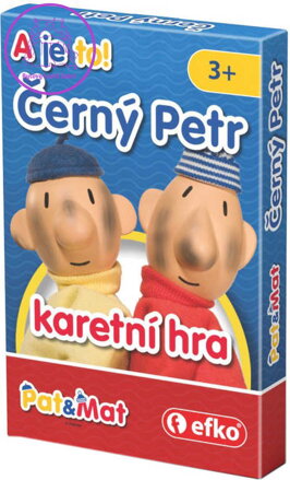 EFKO Hra karetní Černý Petr Pat a Mat *SPOLEČENSKÉ HRY*