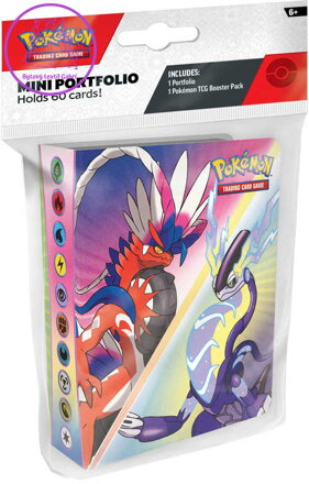 ADC Pokémon TCG SV01 Scarlet & Violet mini album na 60 karet + booster 10 karet