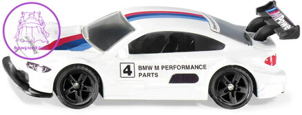 SIKU Blister auto BMW M4 Racing 2016 závodní vůz model kov 1581