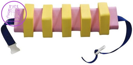 MATUŠKA-DENA Pás plavecký 100cm žluto-růžový