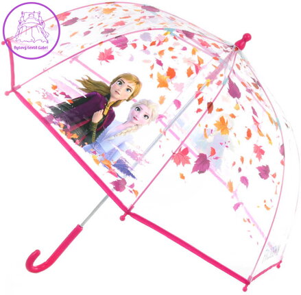 Deštník dětský Frozen 2 (Ledové Království) manuální 64x68cm transparentní