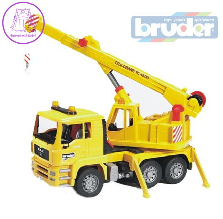 BRUDER 02754 (2754) Nákladní auto MAN - jeřáb stavební