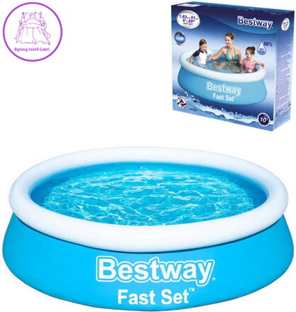 BESTWAY Bazén Fast Set samostavěcí kruhový 183x51cm rodinný 57392