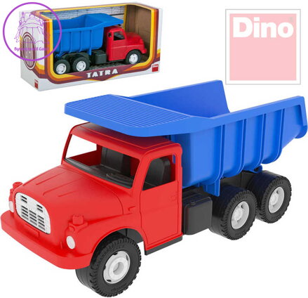 DINO Tatra T148 klasické nákladní auto na písek 30cm modročervená sklápěcí korba