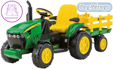 PEG PÉREGO Traktor  JOHN DEERE GROUND FORCE 12 V elektrický traktor pro děti