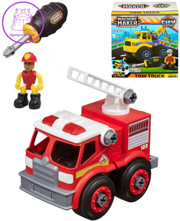 NIKKO Auto šroubovací City service set s figurkou a nástrojem 3 druhy