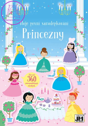 JIRI MODELS První samolepkování Princezny 360 samolepek