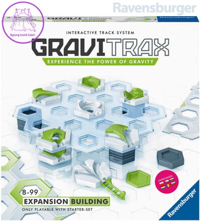 RAVENSBURGER Stavebnice GraviTrax Stavba rozšíření ke koulodráze