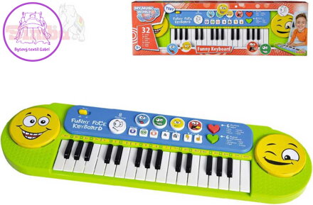 SIMBA MMW Klávesy dětské elektronické Funny 51x14cm pianko pro děti