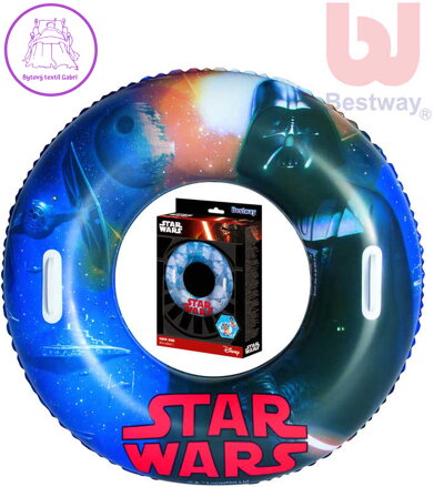BESTWAY Kruh dětský 91cm nafukovací plavací kolo Star Wars do vody