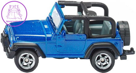 SIKU Auto Jeep Wrangler modrý model 7cm kovový