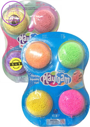 PlayFoam pěnová kuličková modelína boule set 8 barev holčičí