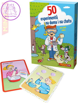 MINDOK HRA 50 experimentů na doma i na chatu