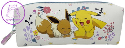 Pokémon pouzdro na tužky dětský dívčí penál 28x8cm Flowers