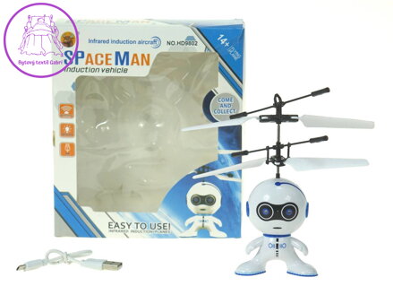 Koule vrtulníková Mimozemšťan vznášedlo na baterie ovládání pohybem ruky USB LED Světlo