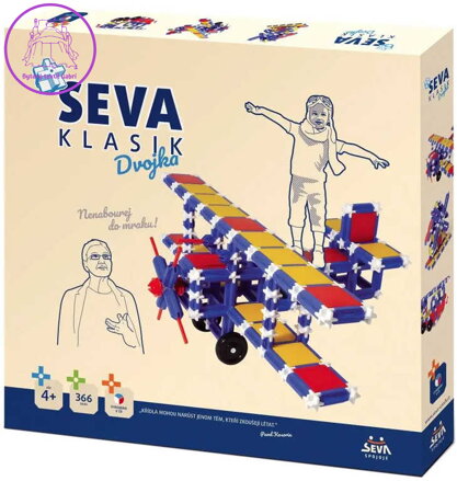 SEVA KLASIK Dvojka polytechnická STAVEBNICE 366 dílků