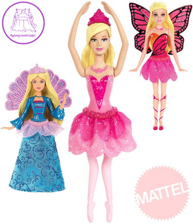 MATTEL BRB Panenka Barbie mini princezna 10cm 5 druhů