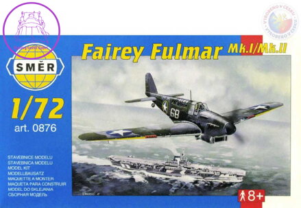 SMĚR Model letadlo Fairey Fulmar MkI/II 1:72 (stavebnice letadla)