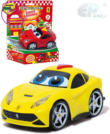 EP Line Baby autíčko Ferrari Berlinetta s očima 2 barvy plast