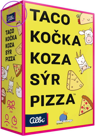 ALBI HRA Taco, kočka, koza, sýr, pizza karetní *SPOLEČENSKÉ HRY*