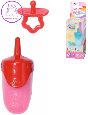 ZAPF BABY BORN Set lahvička kojenecká + dudlík pro panenku miminko 2 barvy