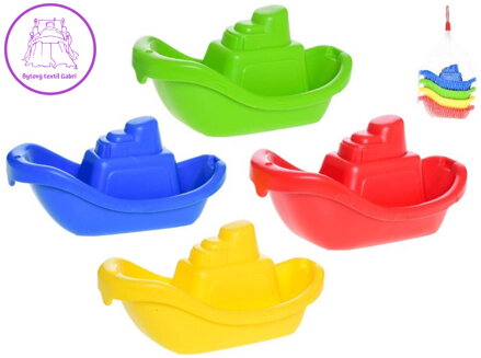Lodička baby parník do vany set 4ks na koupání do vody