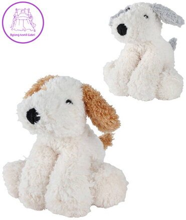 PLYŠ Pes sedící 16cm Take Me Home 2 barvy *PLYŠOVÉ HRAČKY*