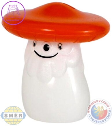 SMĚR Pokladnička Muchomůrka plastová kasička
