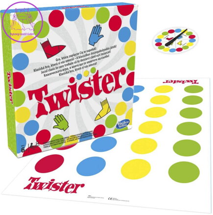 HASBRO TWISTER hra CZ, SK *SPOLEČENSKÉ HRY*