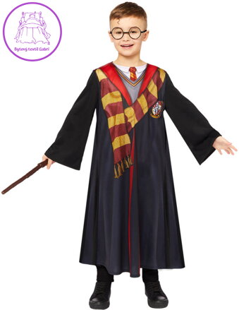 KARNEVAL Šaty Harry Potter DLX vel. XL (140-152cm) 10-12 let KOSTÝM