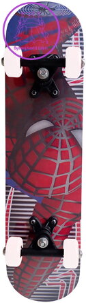 KUBISPORT Skateboard dětský 58x16cm Spiderman do 30kg