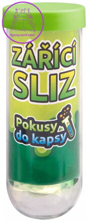 ALBI SCIENCE Pokusy do kapsy Zářící sliz dětský experimentální set