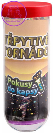 ALBI SCIENCE Pokusy do kapsy Třpytivé tornádo dětský experimentální set