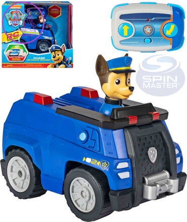 SPIN MASTER RC Auto policie s Chasem na vysílačku Tlapková Patrola na baterie